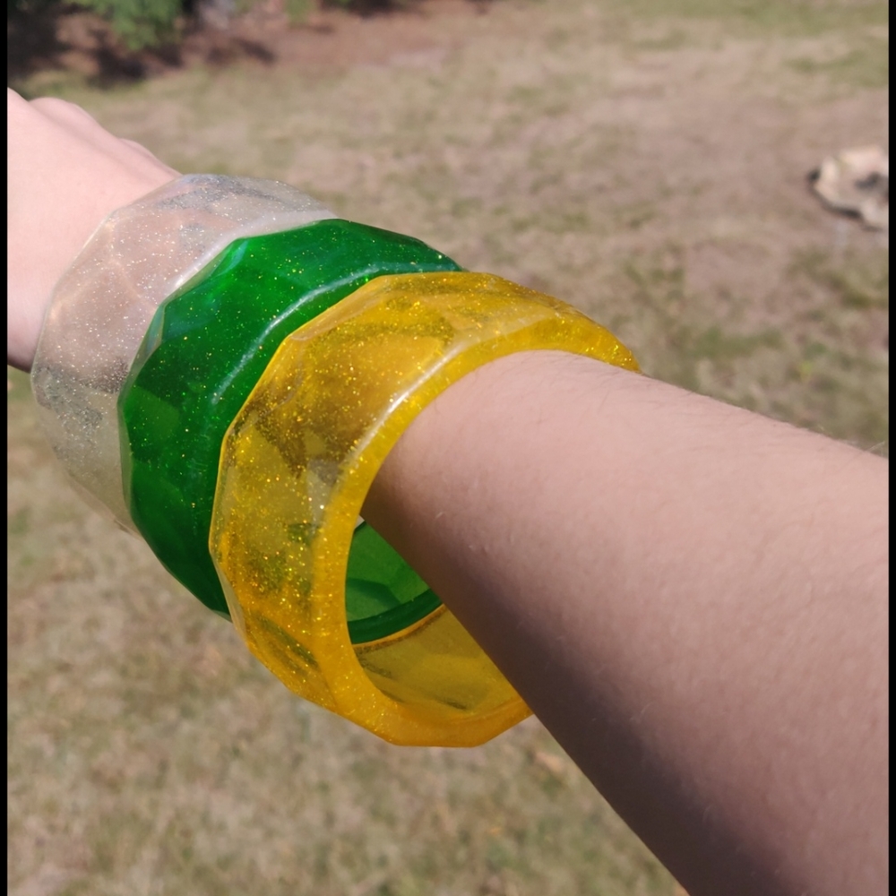 Retro Bright Statement Bangles